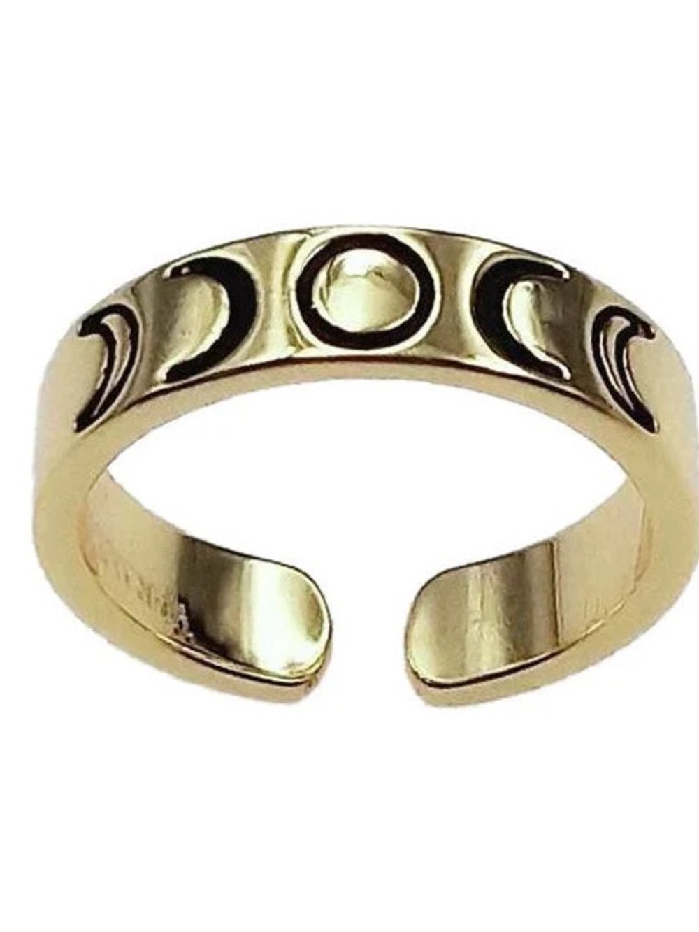 PINK FLOYD MOON Gold Adjustable Ring by VERAMEAT Brand New!
